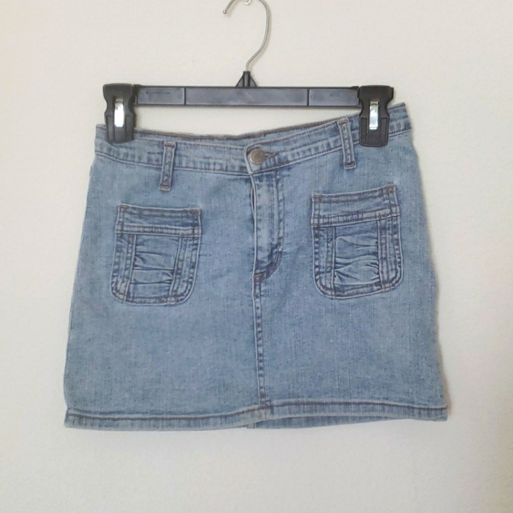 Jeans Mini Skirt - XS